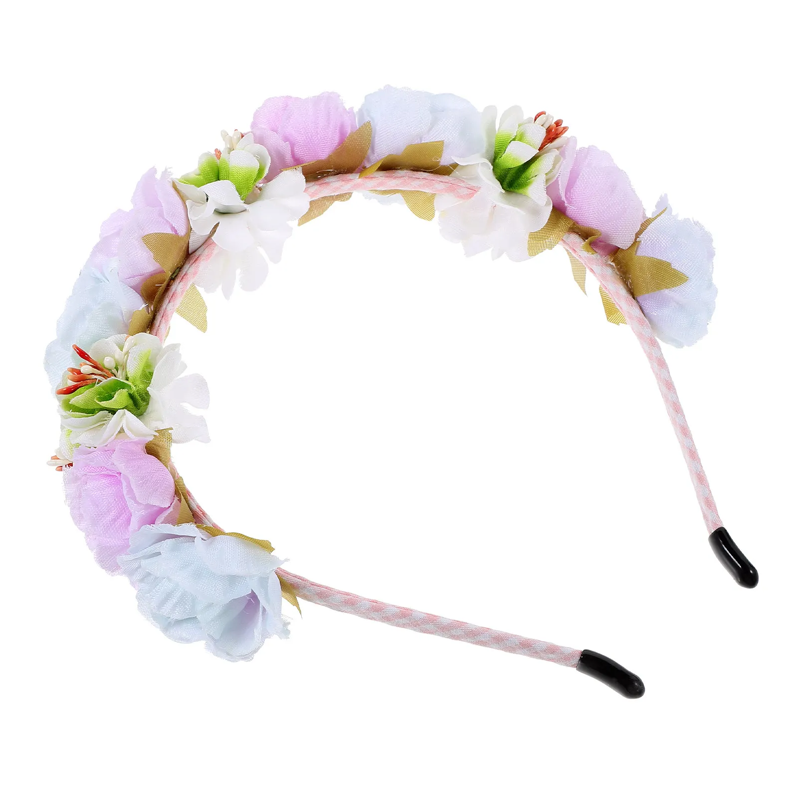 

Цветочная повязка на голову для женщин: реалистичный венок из искусственных тканевых цветов для свадьбы, выпускного вечера, вечеринки, цветочный венок-фасцинатор, украшение для волос
