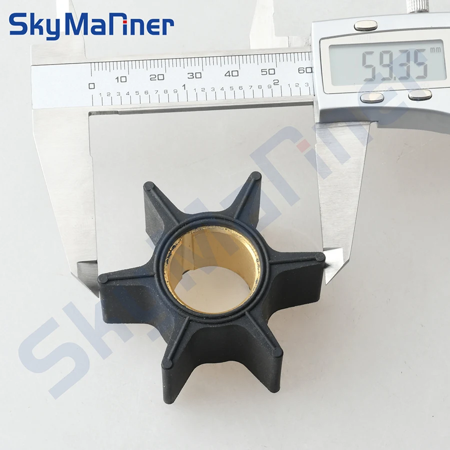 47-65960 Water Pump Impeller Outboard With Key 47-89984T4 For Mercury Mariner 75-225HP Motor 47-30221 47-89984T4