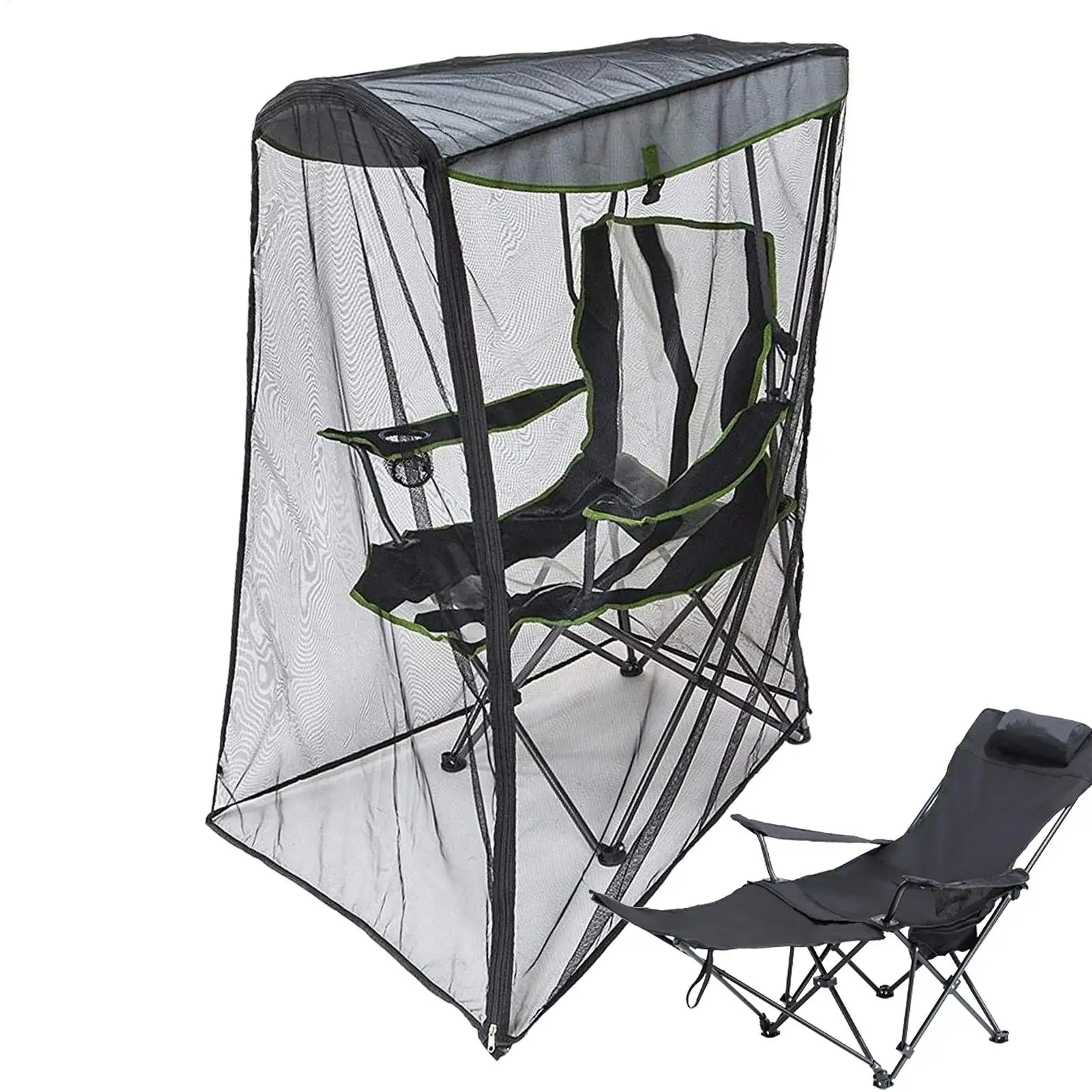 Fly Netting Outdoor Clean Chair Tent Protective Waterproof Compact Sun Shade For Backpacking Hiking Garden Outside Backyard