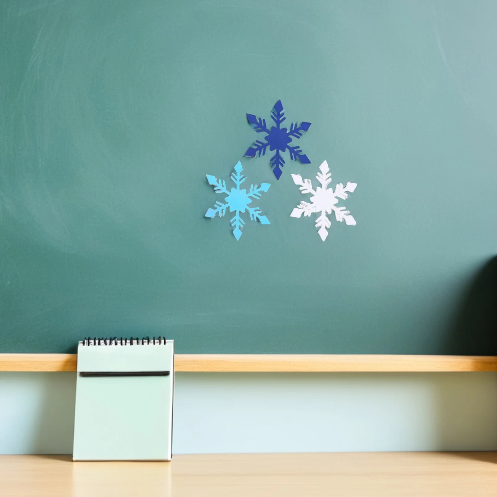 

1Set Winter Snowflake Cutouts 4 Inch Paper Snowflake Decorations Set for Festive Classroom Bulletin Boards Holiday Party Decor