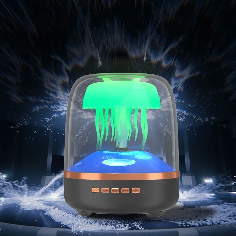 

2025 Transparent RGB jellyfish lamp Bass Beast Wireless Bluetooth Speakers with Immersive Surround Sound & Portable Subwoofer