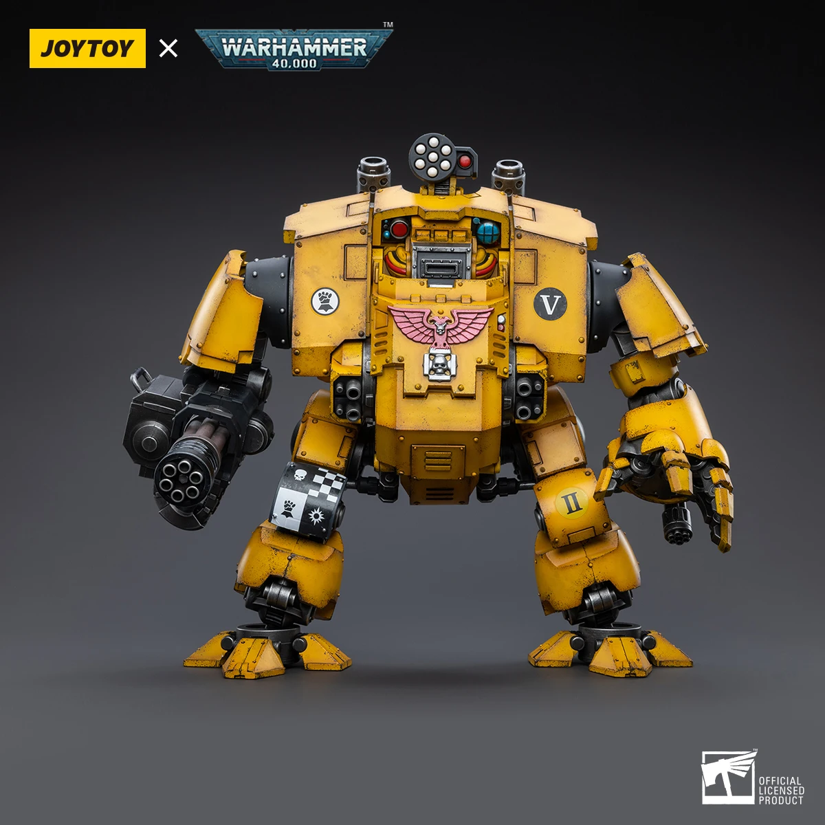 [In Stock] JOYTOY Warhammer 40k Action Figures 1/18 Horus Heresy Imperial Fist Leviathan Dreadnought Anime Model Collection Gift