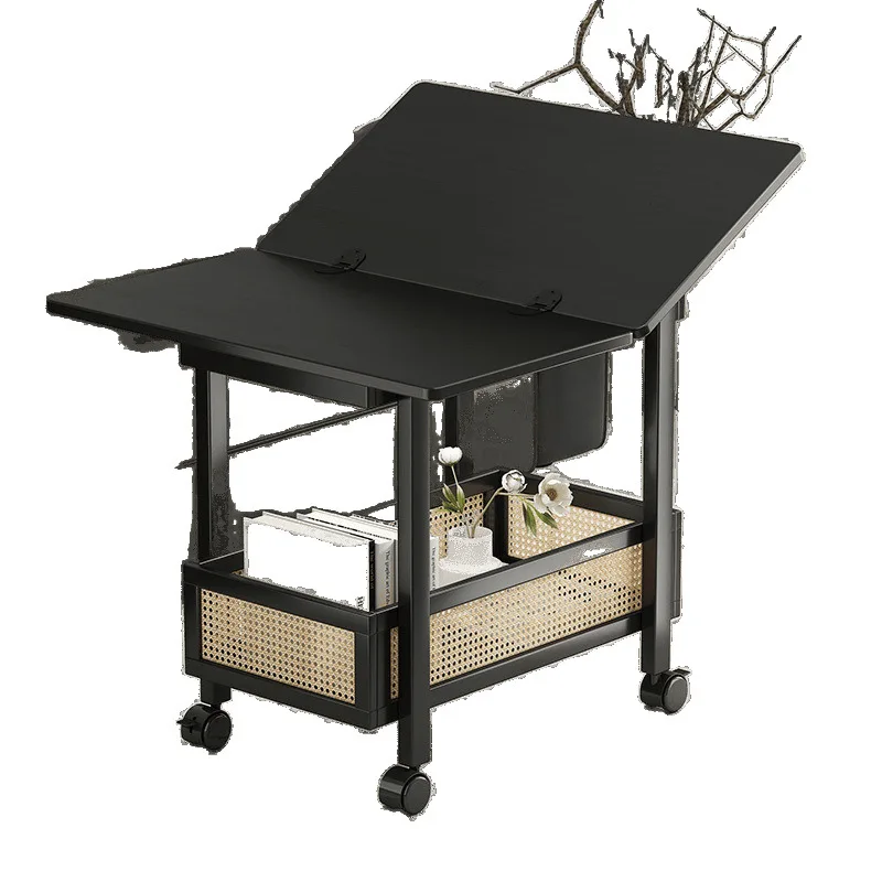 

Мобильный журнальный столик, складной столик, маленькая квартира, гостиная, бытовой диван, балкон