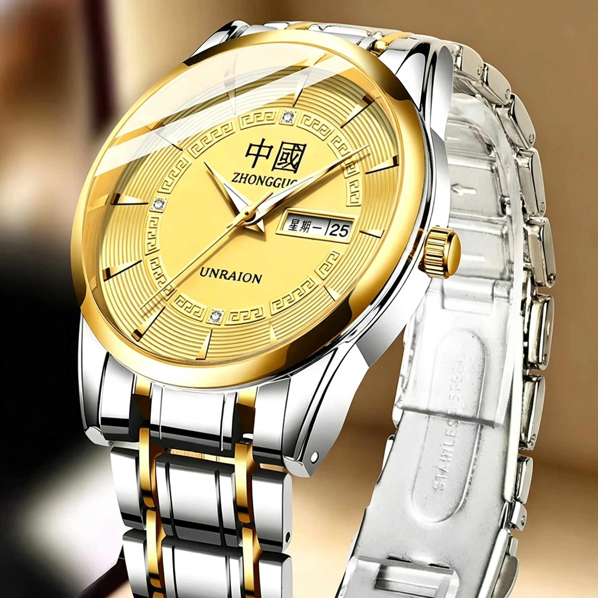Fully Automatic Mechanical Watch Men's Watch Dual Calendar Night Light Business Waterproof Trendy Sports Watch Luxury