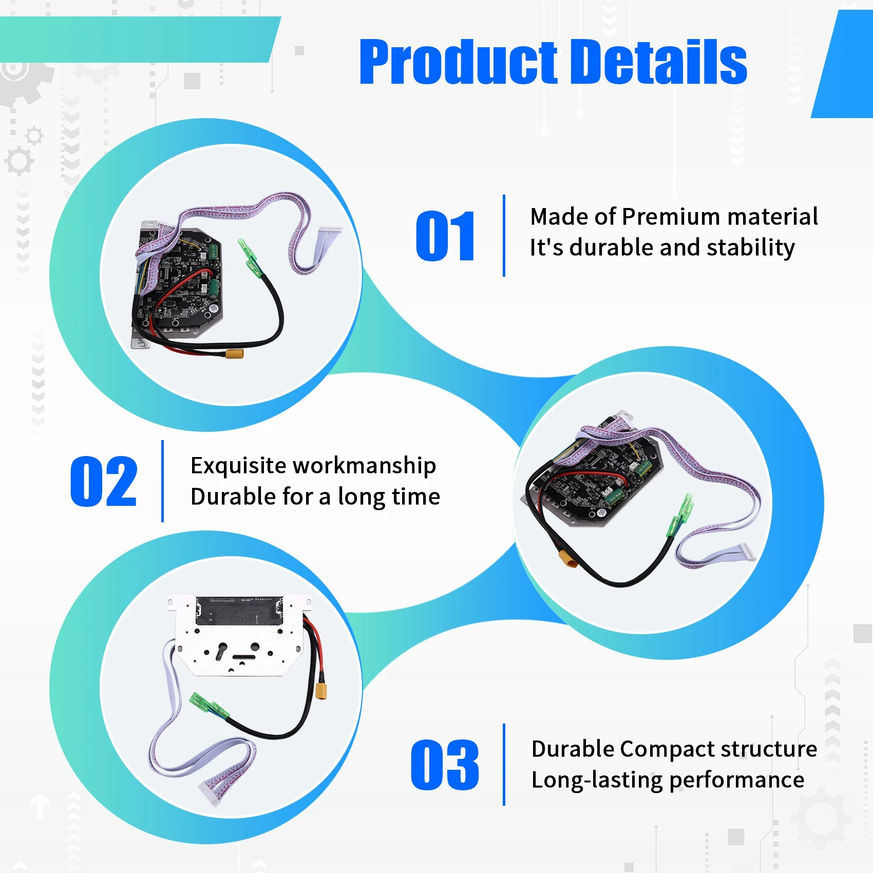 

ABQB-Motherboard Controller 36V DIY 6.5/8/10 Inch For Self-Balancing Smart Scooter Hoverboard Accessories