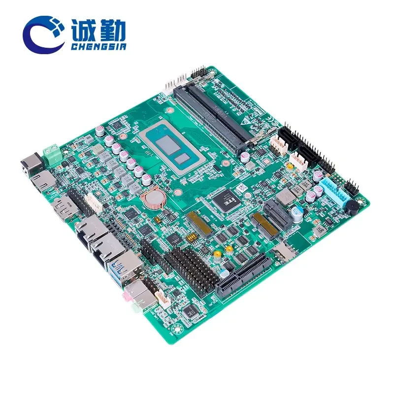 for 12th Gen Alder Lake I5 1235U 1335U 1340P Industrial 2 DDR5 64GB M2 DP VGA PCIe X4 Mini ITX Motherboard