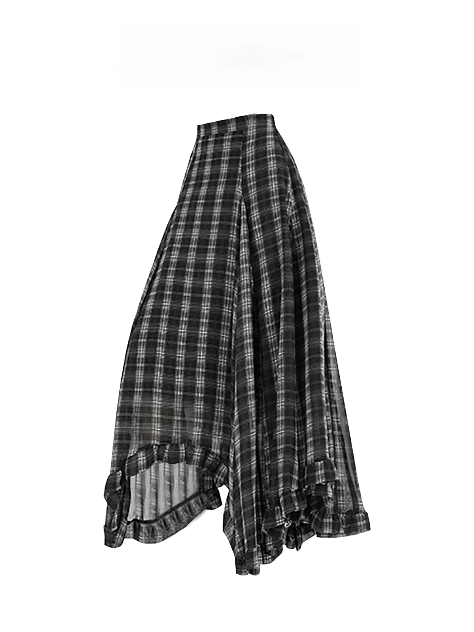 

Ретро-юбка миди с завышенной талией, облегающая, асимметричная, А-силуэта, для женщин, весенняя новинка, для отдыха на острове