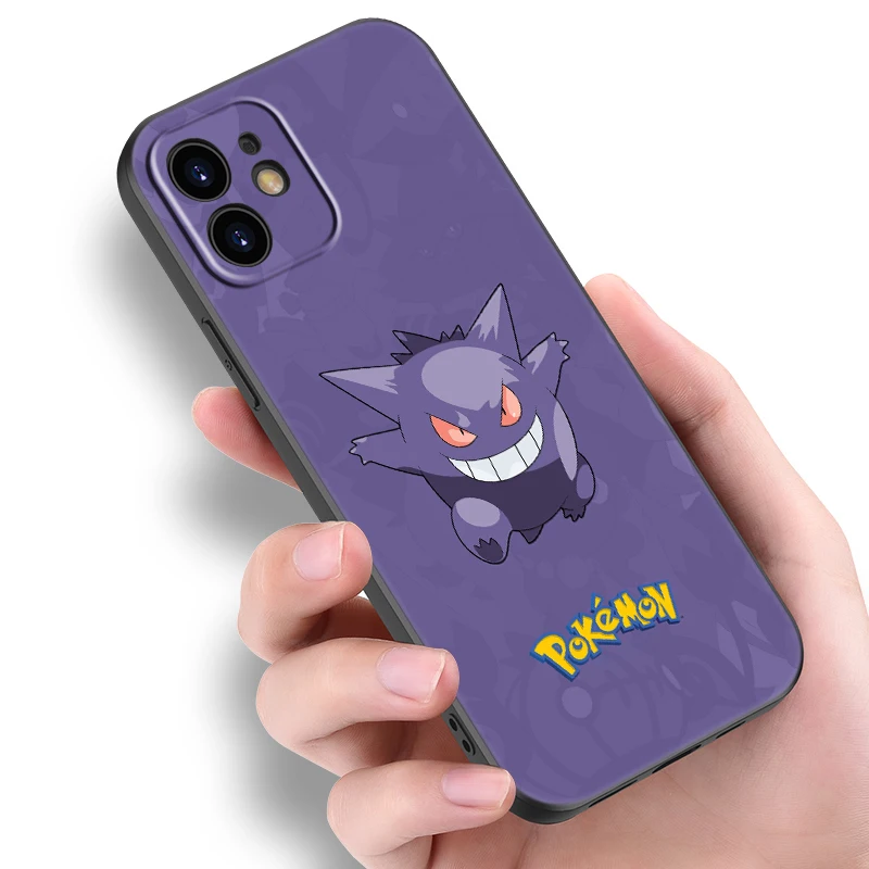 Cute Gengar Black Phone Case For Xiaomi 13T Pro 5G 12T 12 11 Lite NE 11T 9T 10T Pro 11i 14 A3 8 Lite Cartoon Cover