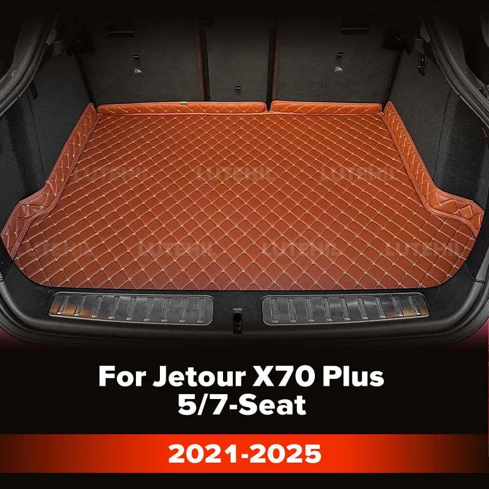 

For Jetour X70 Plus 5/7-Seat 2021-2025 Custom Car Trunk Mat Anti-dirty Pad Protective Pad Cargo Liner Auto Interior Accessories