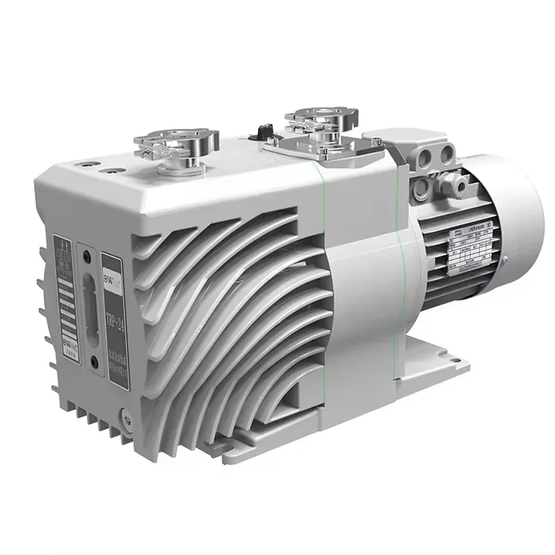BWVAC TRP-90 Dual Stage Rotary Vane Vacuum Pump 40 KF Inlet/Outlet ISO Flanges 2.2 KW Metals Alloys Electric Power Optics