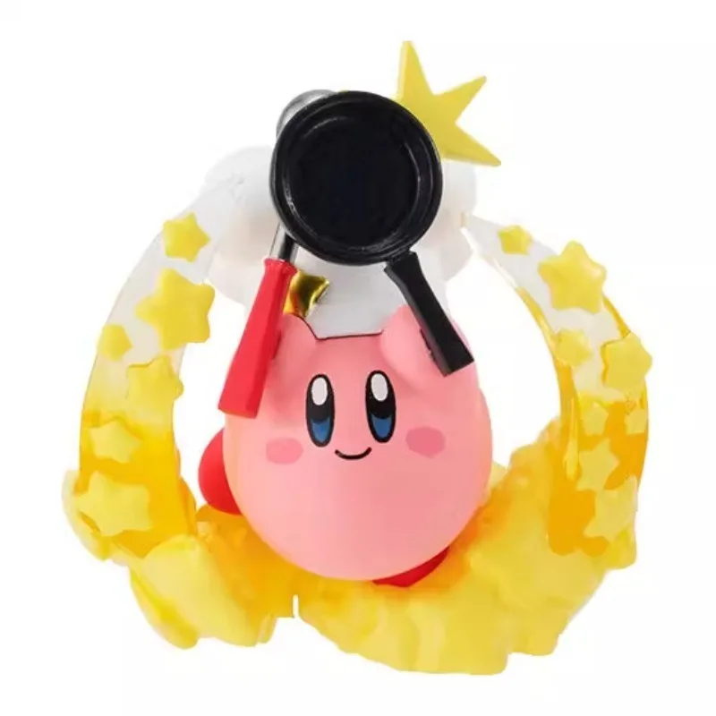 Muñeca Bandai Gashapon Kirby, juego de moda, modelado bonito, adorno delicado, modelo de Anime, modelo de figuras de acción, juguete para niños