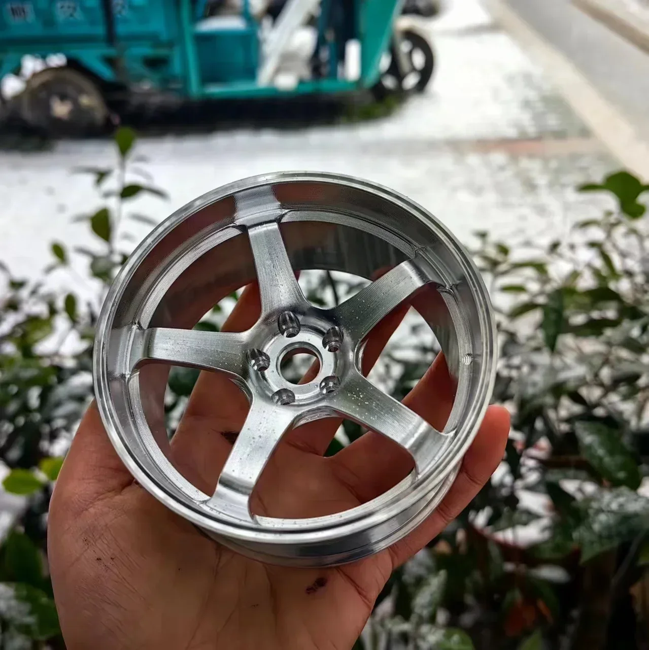 Bandai Heißer Verkauf 1/5 Auto Modell Schmieden Bbs Rays Metall Aluminium Rand Änderung Radnabe Desktop Display Personalisierte Änderung Spielzeug 6