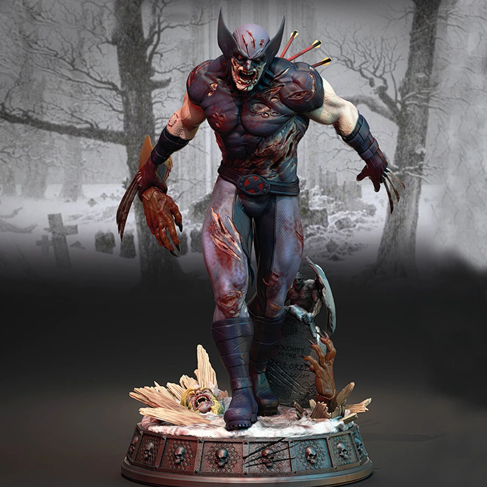 

1:16 High-Detail Rage Decayclaw Anime Figures | 3D Resin Miniature | Unpainted Undead Berserker Model Kit (A1149)
