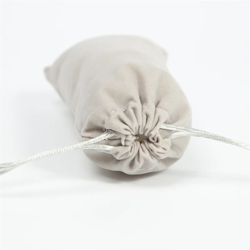 StoBag 50 قطعة حقيبة برباط مخملية طويلة من الفلانيل مجوهرات هدية حزمة تخزين مستحضرات التجميل المحمولة منظم الجيب الحقائب الجيب #4