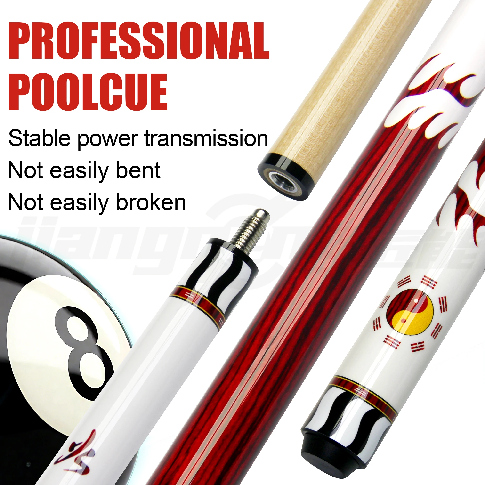 punta-da-13-mm-stecca-da-biliardo-in-legno-d'acero-di-alta-qualita-per-snooker-e-3-cuscini-57''