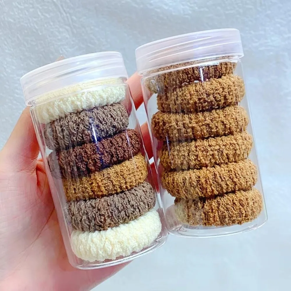 ربطات شعر ملونة حلوة، ربطات شعر متينة عالية على شكل ذيل حصان، شريط مطاطي عالي المرونة، إكسسوار شعر متعدد الاستخدامات #2