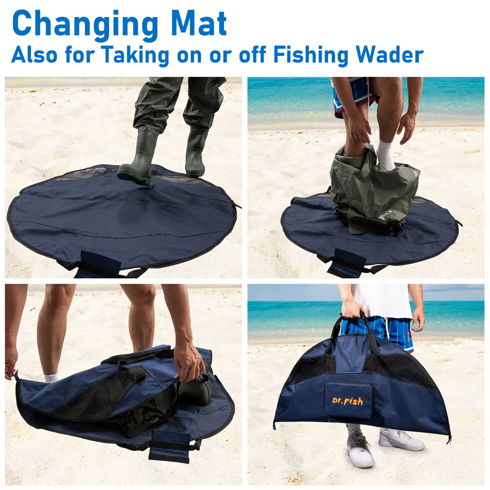 Bolsa impermeable para vadeadores con almohadilla de cambio - imagen 4