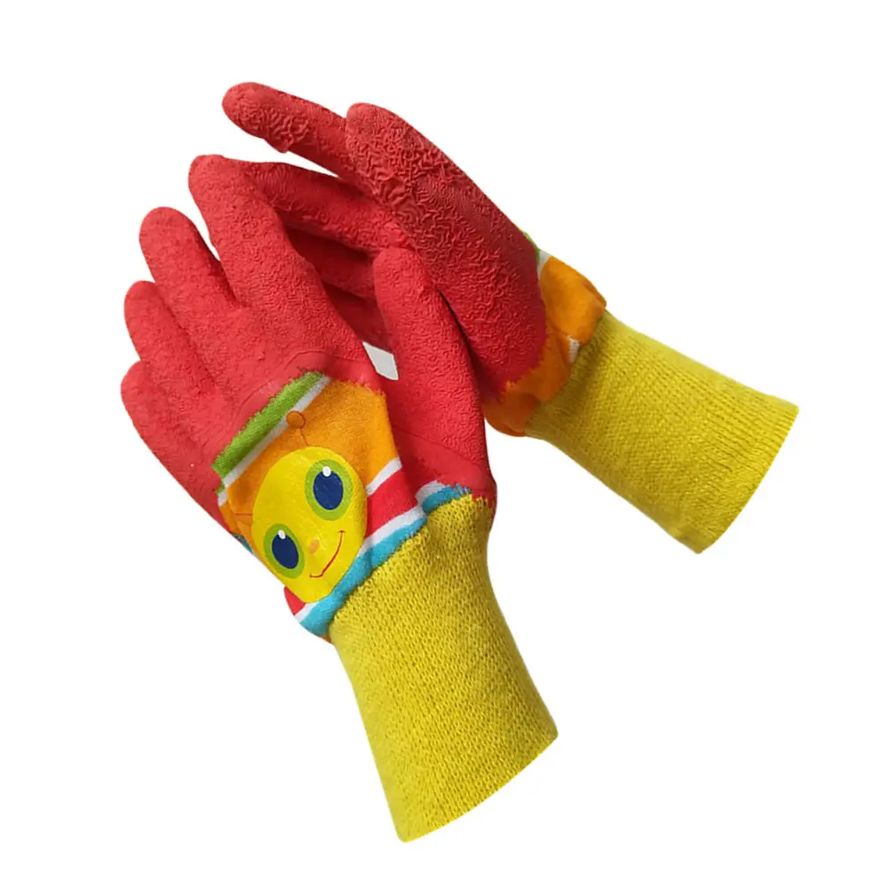1Pair Kids Gardening Gloves Lightweight Breathable Protective for Outdoor Activities DIY Home School Safety Work Gloves Children