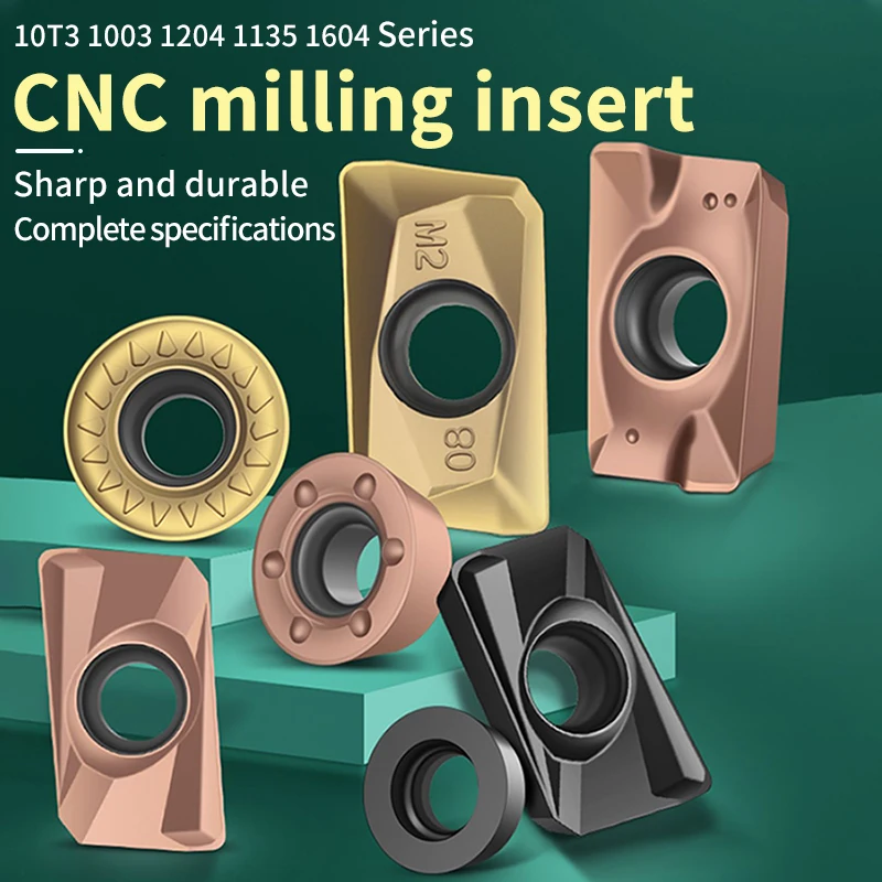 

UFS TAP 10PCS APMT1604 CNC milling inserts 1135 cutters, ductile iron, gray cast iron special RPMW1003 milling inserts