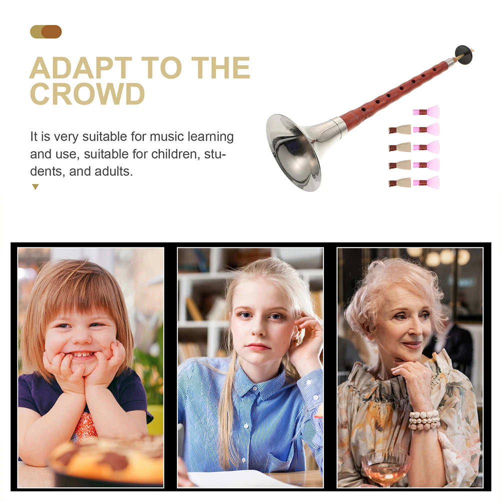 

Professional Suona Chinese Wind Instrument High Quality Durable Lightweight Polished Bowl Rust Resistant for Beginners