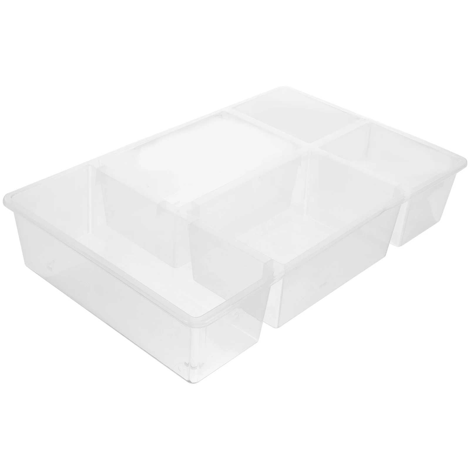 

Cutlery Storage Box Kitchen Spoon Holder Silverware Organizer Tray Tableware Container Drawer Organizers Large Capacity Grid