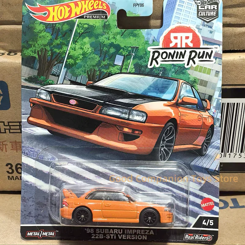 

Hot Wheels Car Culture Quick Run Series 98 SUBARU IMPREZA 22B－STi VERSION 1/64 Scale Diecast Iron Bottom Models Car FPY86 957P