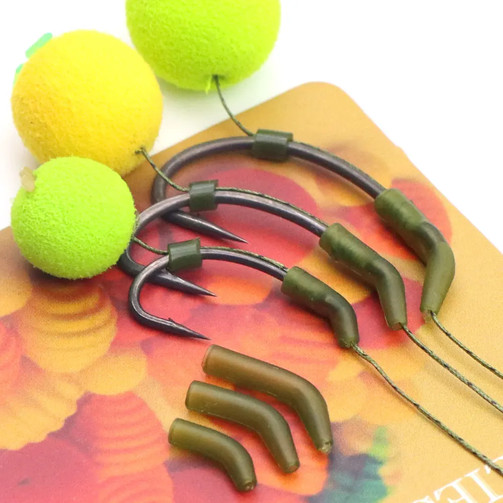 Accesorios para Pesca de Carpa: 20 Piezas de Monturas de Pelo, Spinners, Anzuelos Ronnie Rig, Kickers, Anzuelos para Método Feeder, Fundas Angulares para Línea de Anzuelo y Artículos de Pesca - imagen 5