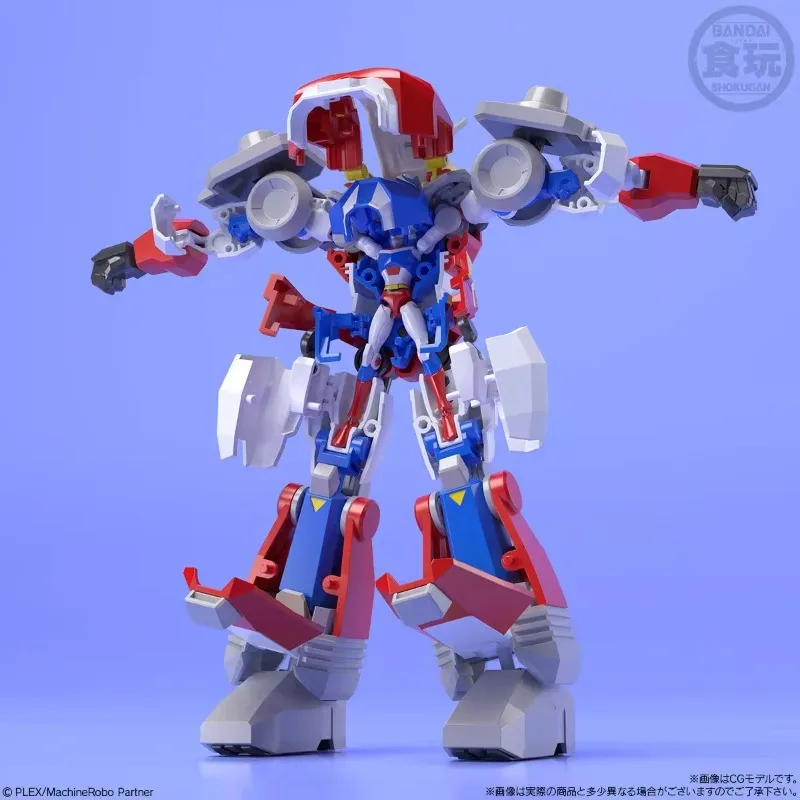 Original Genuine BANDAI SMP SUPER MINIPLA Baikanfu Authentic Collection Model Mecha Character Action Toy