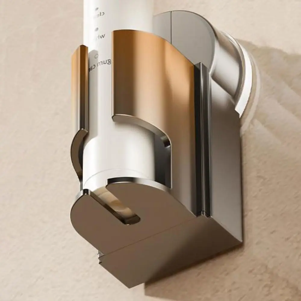 

3Pcs Wall Mounted Suction Cup Electric Toothbrush Holder Reusable Detachable Toothbrush Storage Base Space Saving