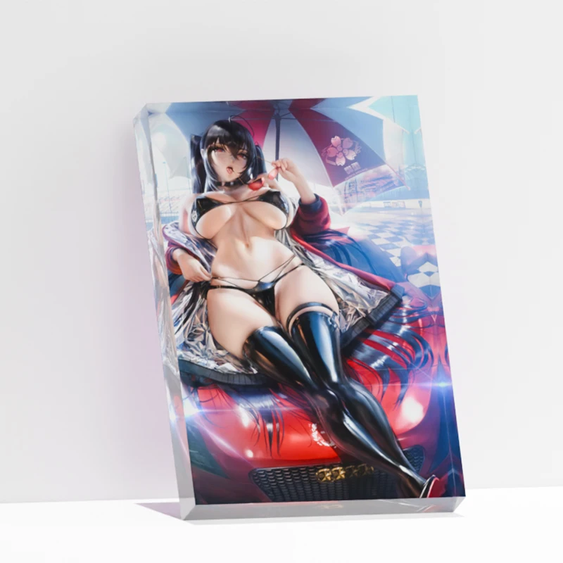 Azur Lane Tabletop Sign Sexy Anime Girl Acryl Stand Waifu Collector's Item Bookshelf Display Custom NSFW C Setup Accessory Gift