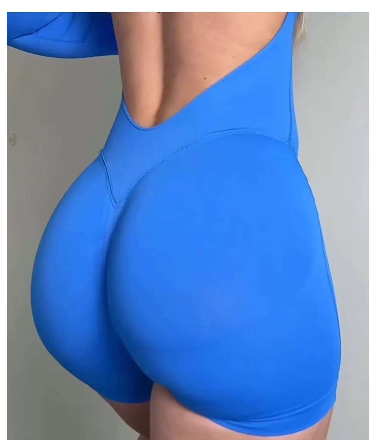 Summer Sports Yoga Rompers Backless Bodysuit Women's Gym Jumpsuits Fitness Combi Pants Female Overalls Shorts