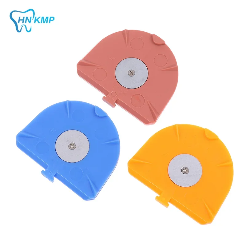 

1pcs Dental Round Plastic Base With Iron Sheet Plastic Plate For Dental Pin Planter Machine Parts Dental Laboratory Materials