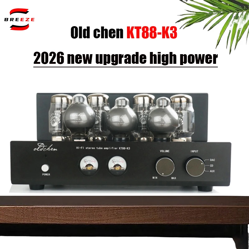 

BREEZE 2026, новое обновление, старая желчная машина Chen KT88-K3, мощная двухтактная желчная машина, лихорадочная трубка, Hi-Fi усилитель мощности