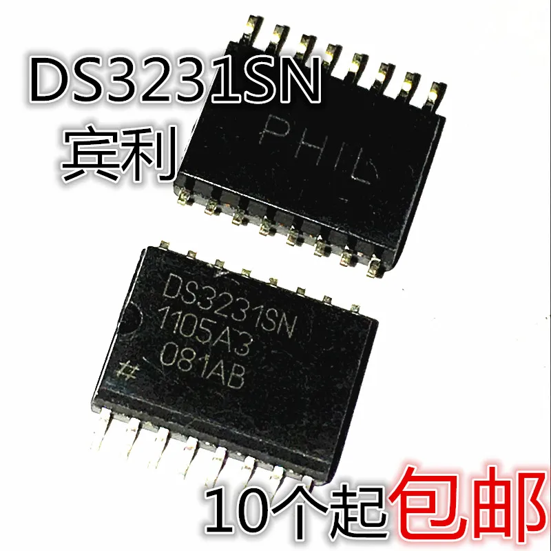 

10pcs original new DS3231SN DS3231 Real Time Clock Module Chip Imported SOP-16