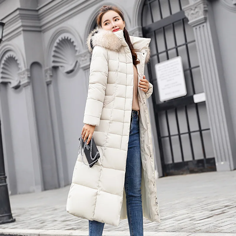 

Winter Clothes Women Fur Parkas Quilted Jackets For Women Thicken Warm Long Coat Jacket Clothing Hooded Autumn Pdded Clothes