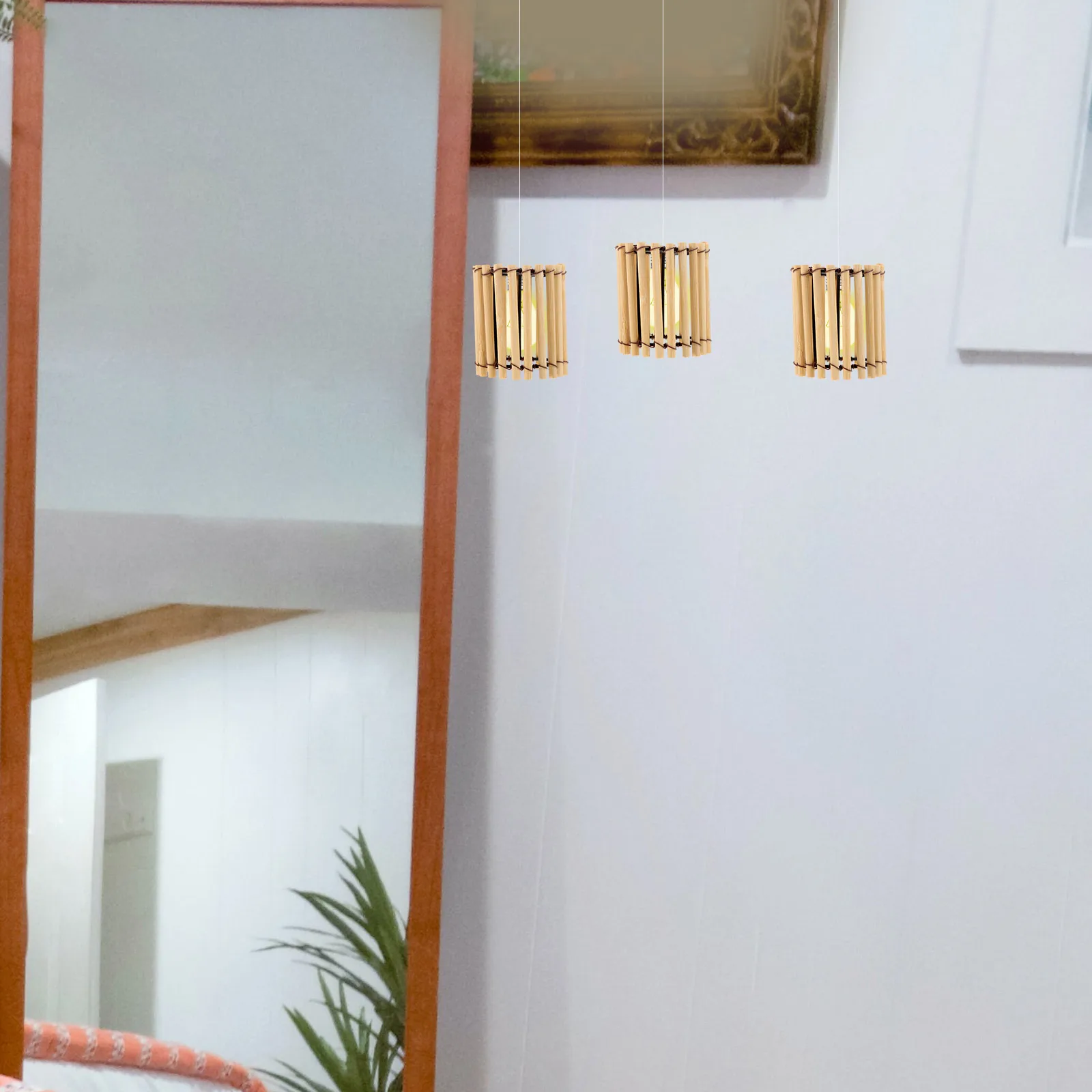 

Lamp Shade Drum Woven Light Cover For Home Ceiling Pendant Chandelier Indoor Light Shade Cover Lighting Decor