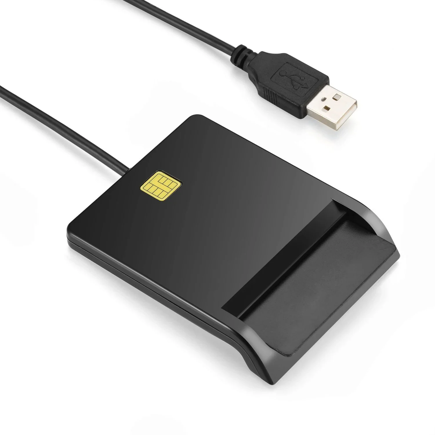 USB ID SIM Smart Card Reader PC/SC USB-CCID EMV ISO7816 for DNIE DNI ID Chip For Bank Card IC/ID EMV card for Windows 7 8 10 New