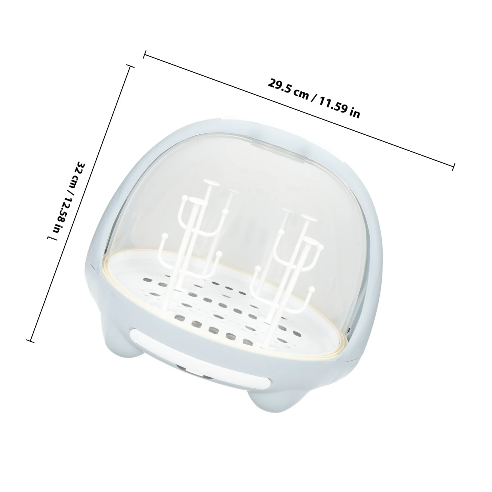 Boîte de rangement pour bébé, plateau de vidange détachable, Surface lisse, facile à nettoyer, support de séchage de biberons, porte-couverts d'alimentation