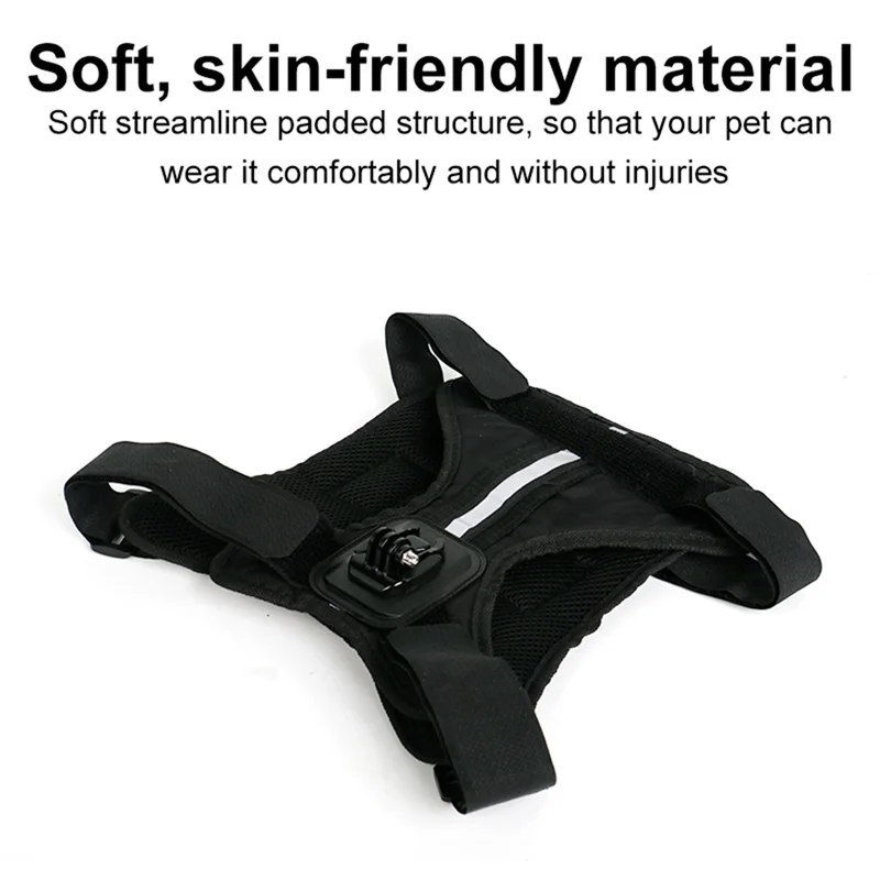 ABDJ-Sports Camera Holder Dog Harness Adjustable Chest Strap For Gopro Hero 12 11 10 9 8 7 6 5 4