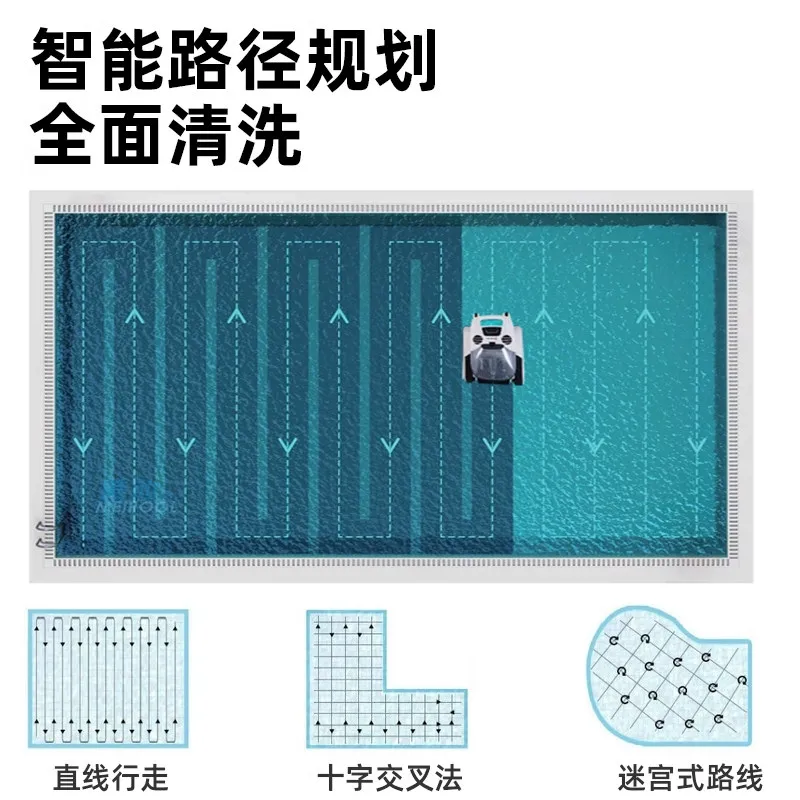 Swimming pool sewage suction machine automatic cleaning robot artifact wireless climbing wall dredging wipe underwater