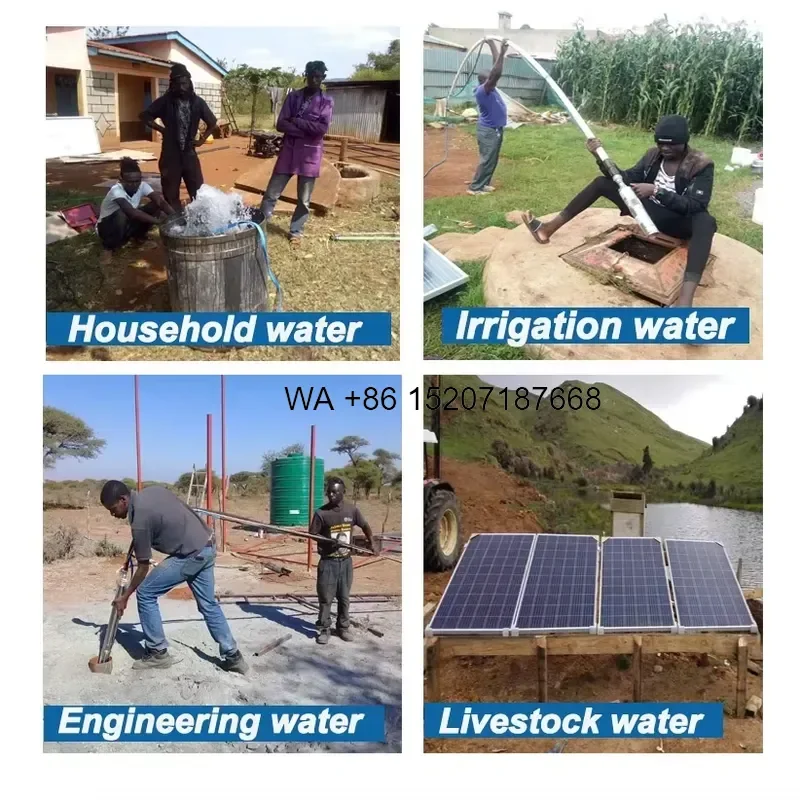 Wmwmnu Solar Water Pump for Drip Irrigation No Battery Required Efficient Water Pumps for Garden and Farm Use
