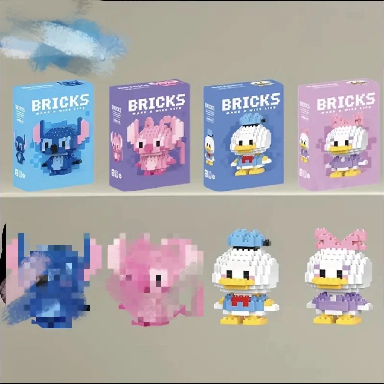 ตัวต่อสร้างสรรค์การ์ตูนอนิเมะใหม่ ของเล่นประกอบสำหรับเด็ก โมเดลฟิกเกอร์บล็อก ขายส่ง ของเล่น DIY ของขวัญสำหรับเด็ก