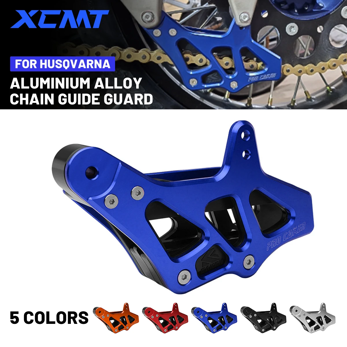 

CNC Aluminum Chain Guide Guard For KTM SX SXF EXC EXCF XC XCW XCF SMC For Husqvarna FC TC FE TE FS FX TX 85 125-501 2008-2023