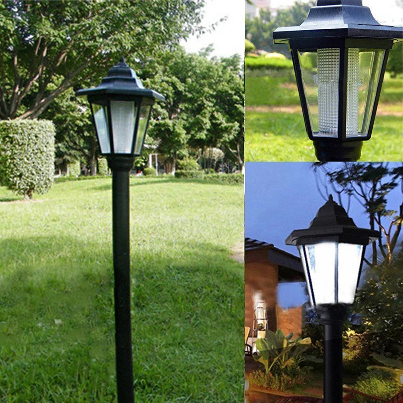 Solar Power LED Path Way Wall Landscape Mount Garden Fence Outdoor Lamp Light Water Resistant