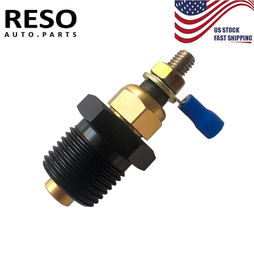 

RESO K-Swap K20 K24 Coolant Temp Sender Sensor Adapter with Fittings Adaptor 3/8-1/8 NPT For Honda Civic CRX Integra Acura