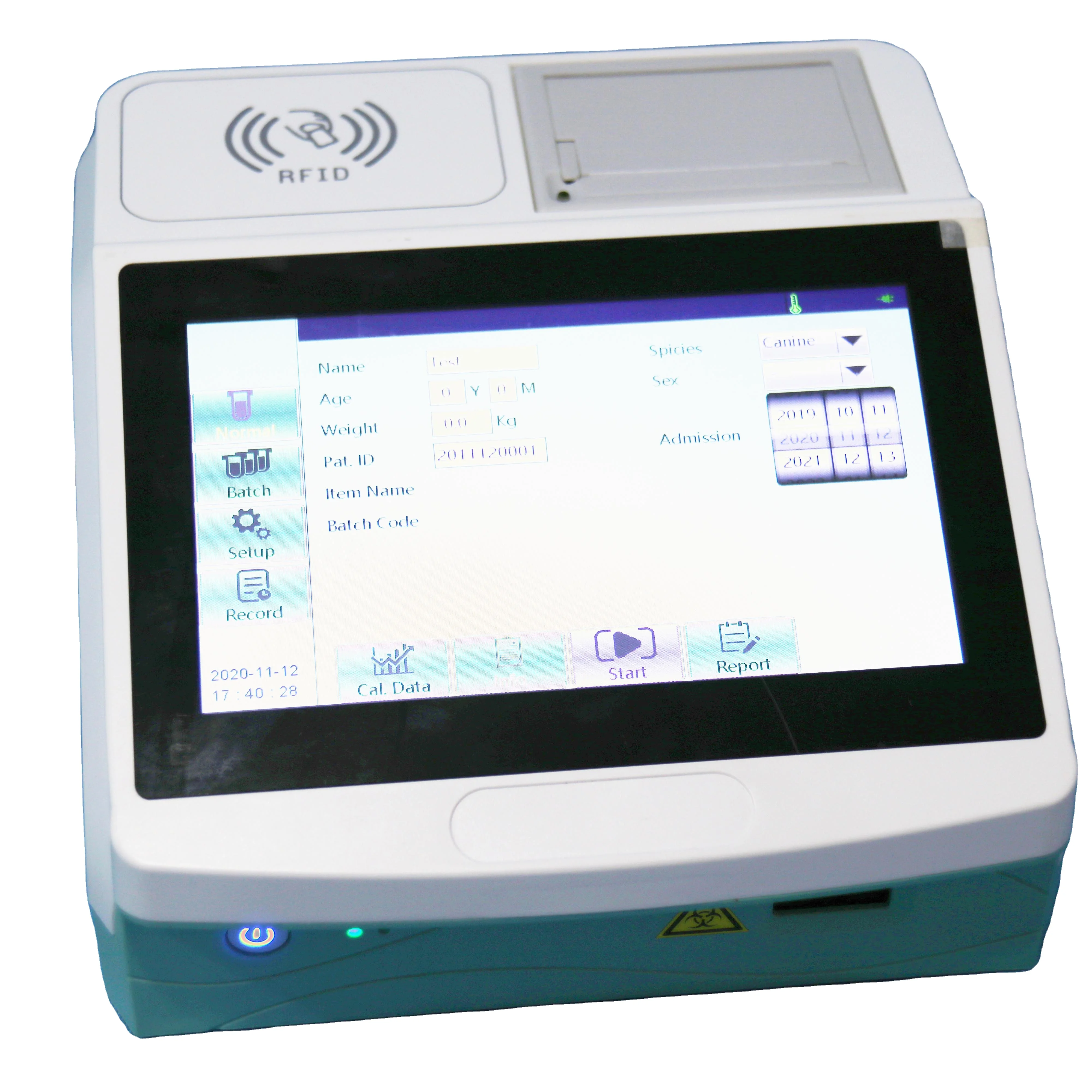 

Hormonal Assay Analyzer Prog CPV CRP CDV FPV Immunoassay Test Hormone Analyzer For Dog Pet