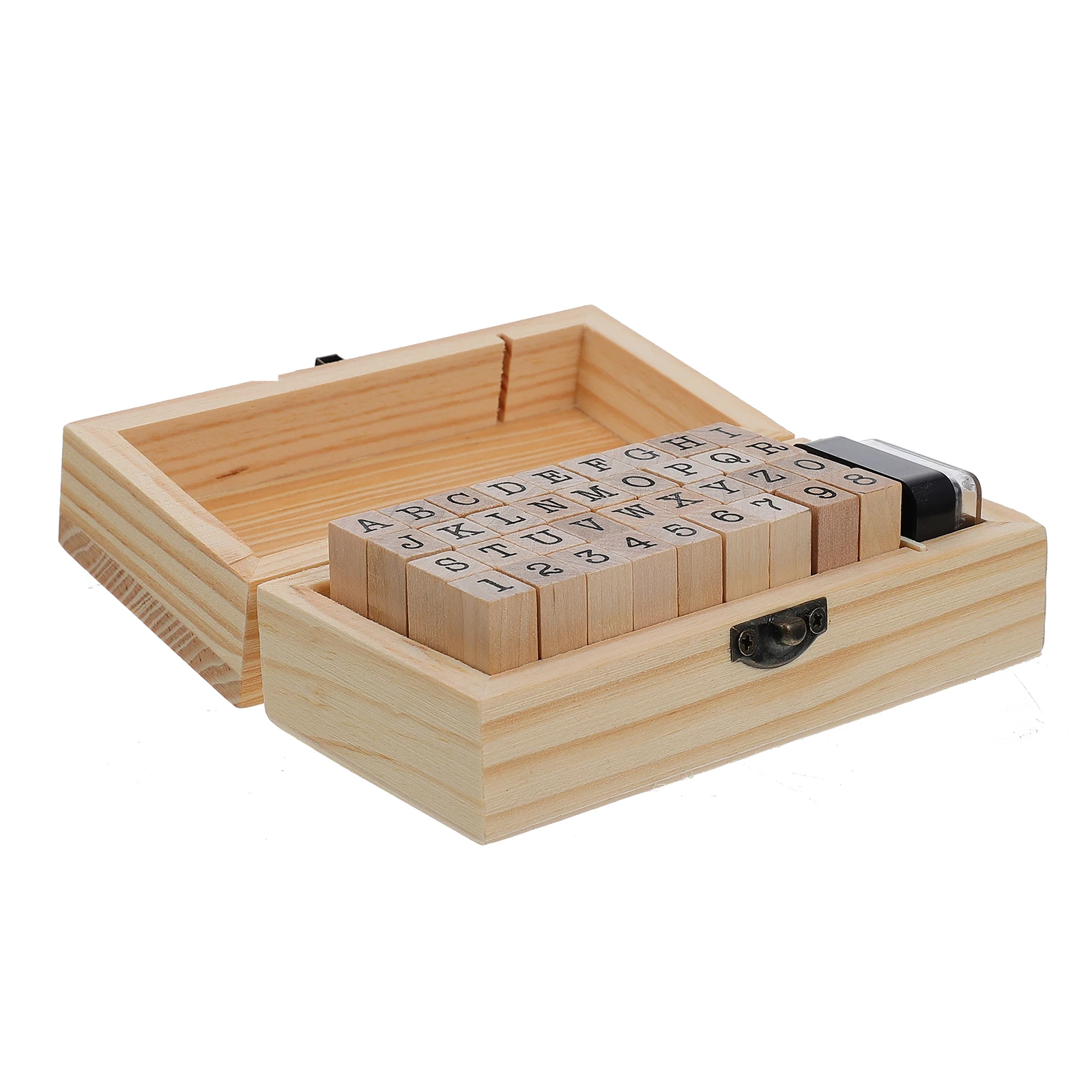 

Font Seal Stamps DIY Wooden Stamps for Wedding Scrapbook Journaling Planner Envelopes Decor English Letters Crafts Paper