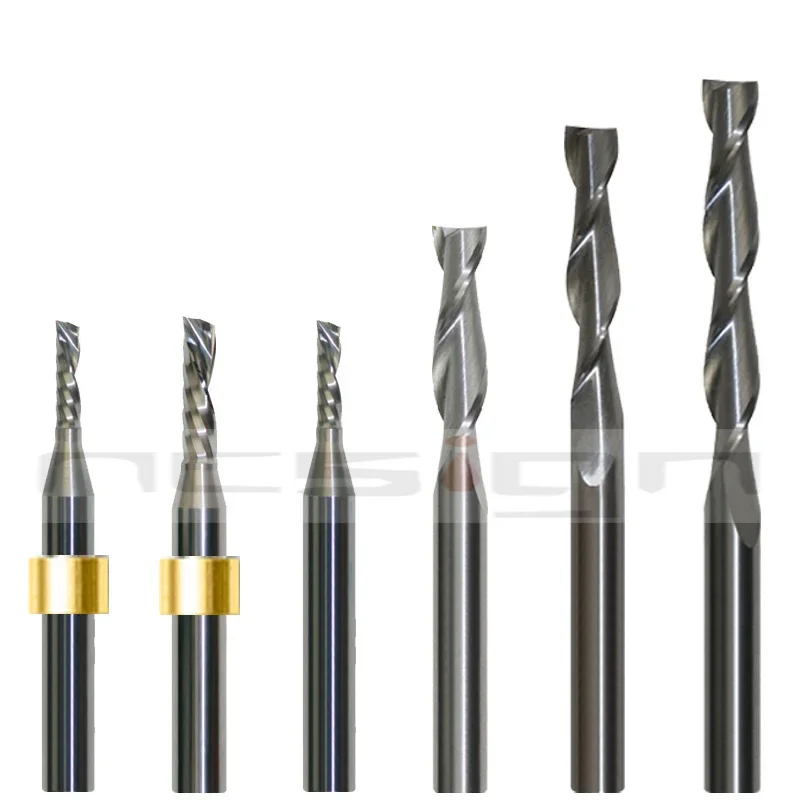 Zund ESKO Summa Colex IECHO JWEI One / Two Flute Up Down Milling Cutter CNC End Mill R5 R202 R203 R204 R205 R206 R219 R220 Bits