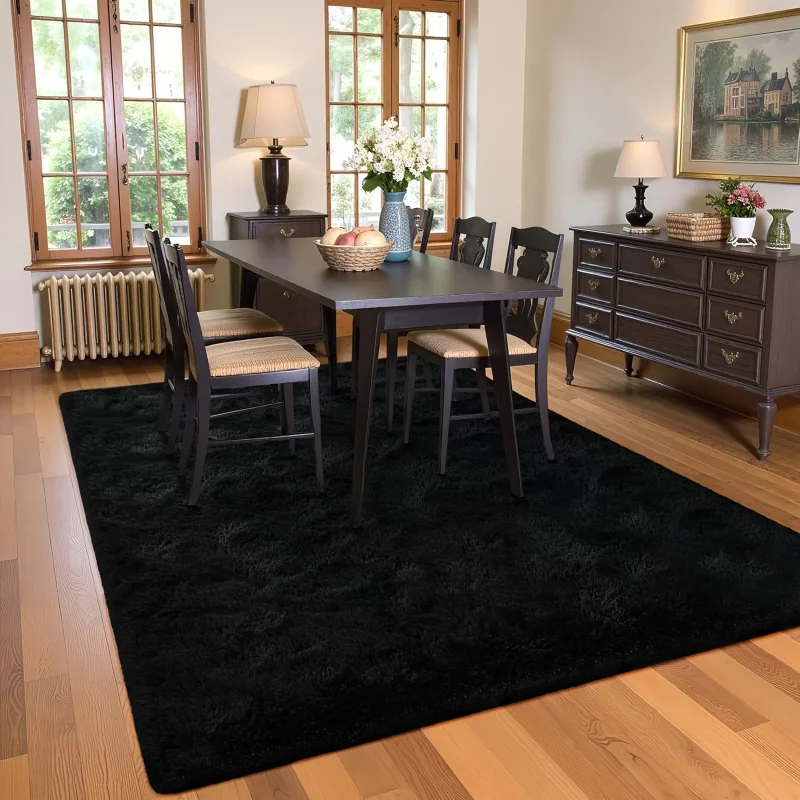 VIKAMA Soft and Cosy Plush Rug Washable and Non-Slip Ideal for Living Rooms Sofas Bedrooms and Walk-in Wardrobes Home Decor