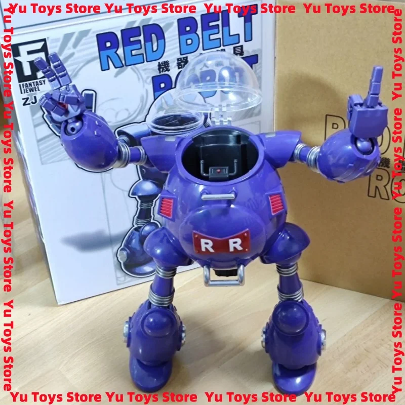 En stock 32 cm Dragon Ball Fj modèle ceinture rouge Robot armée en soie rouge Robot alliage peut transporter poupées bureau cadeau Kit de Garage